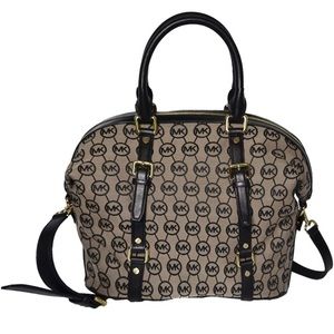 Michael Kors Bedford Jacquard Satchel